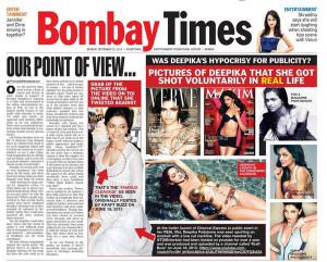 Is the Indecent Representation of Women Act not applicable to the Times of India?