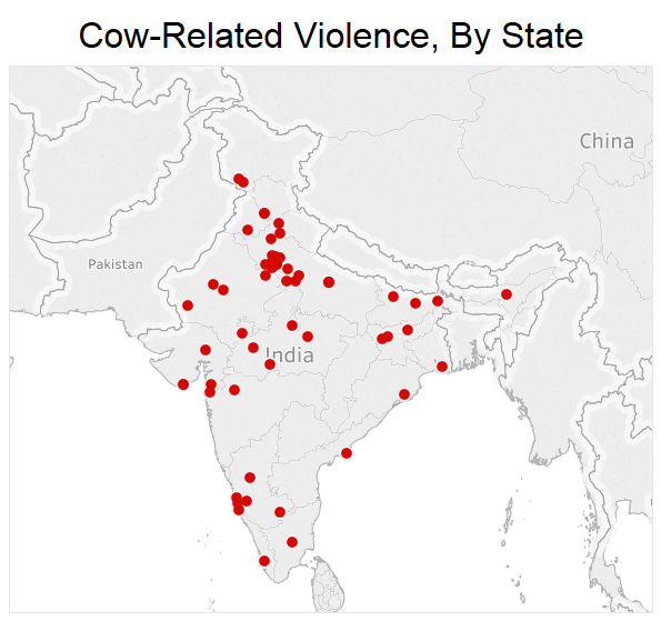 Cocow related violence, by state
