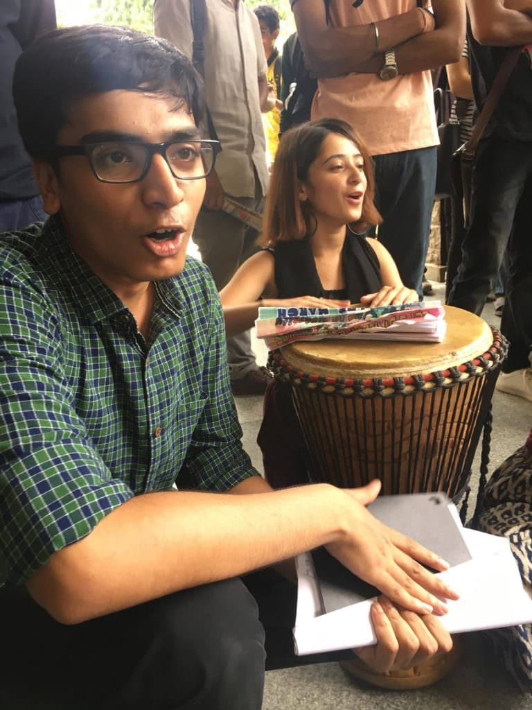 Students Protest Against The Discriminatory Fees Of Hindu College's Women's Hostel