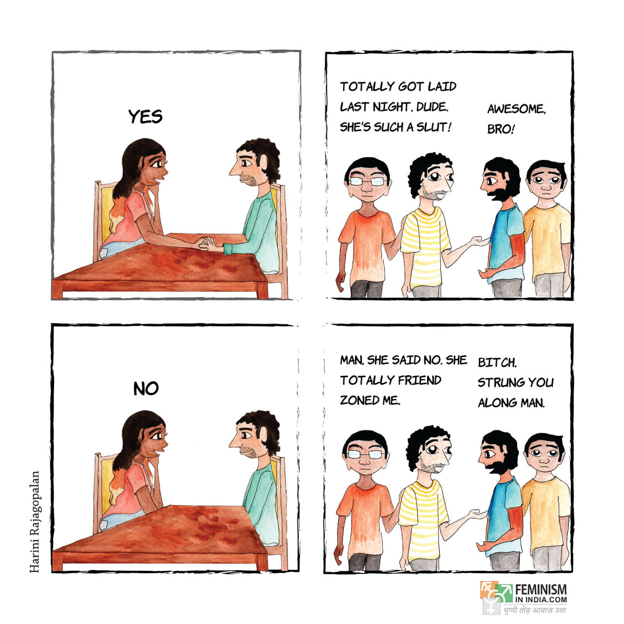 Slut Shaming and The Friend Zone: Two Sides of The Objectification Coin |  Feminism in India