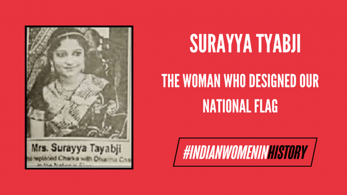 Surayya Tyabji The Woman Who Designed Our National Flag Indianwomeninhistory