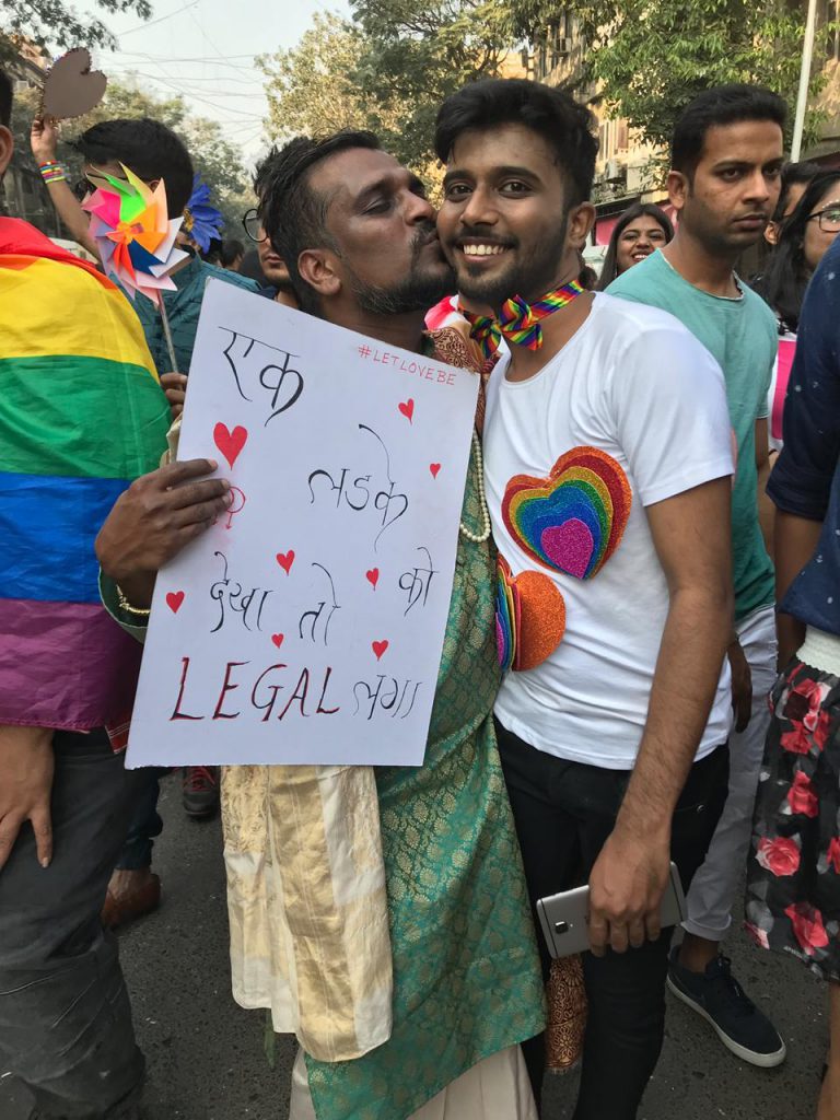 In Photos Mumbai's First Pride March Post 377 Ruling Feminism in India