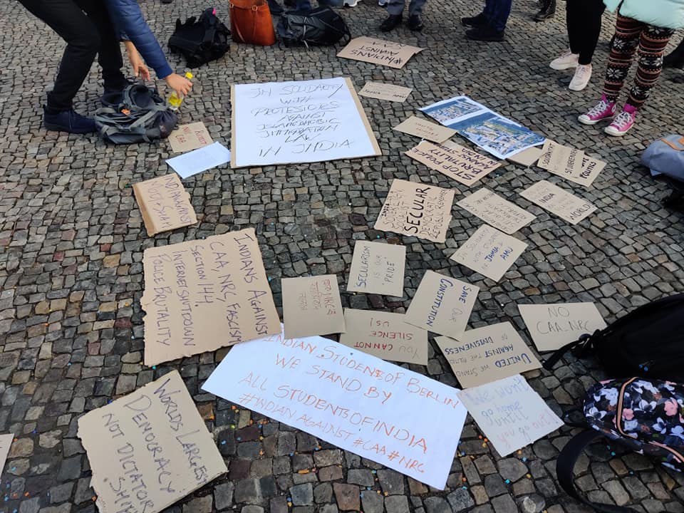 Students Protest in Berlin