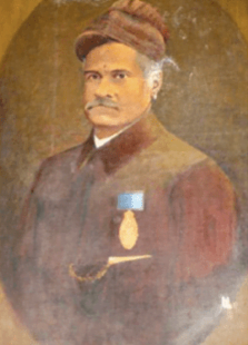 portrait of Raja Ravi Varma by Mangala Bayi
