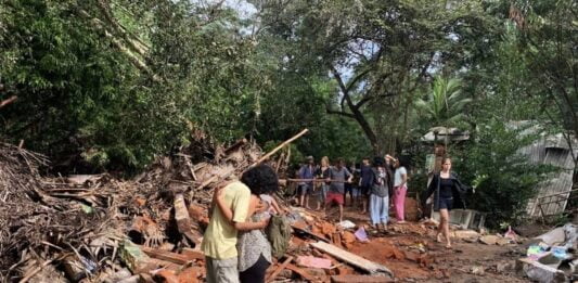 Auroville Residents Protest Against The Felling Of Trees For The 'Crown Project'