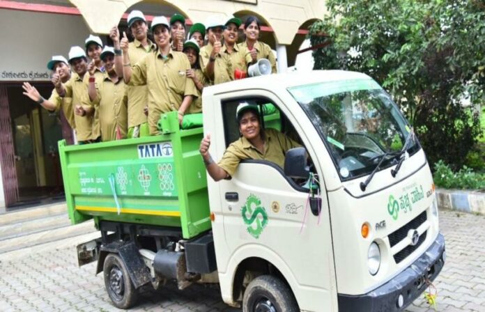 In rural Haveri, women learn to drive Swaccha Vahini vehicles, manage solid waste