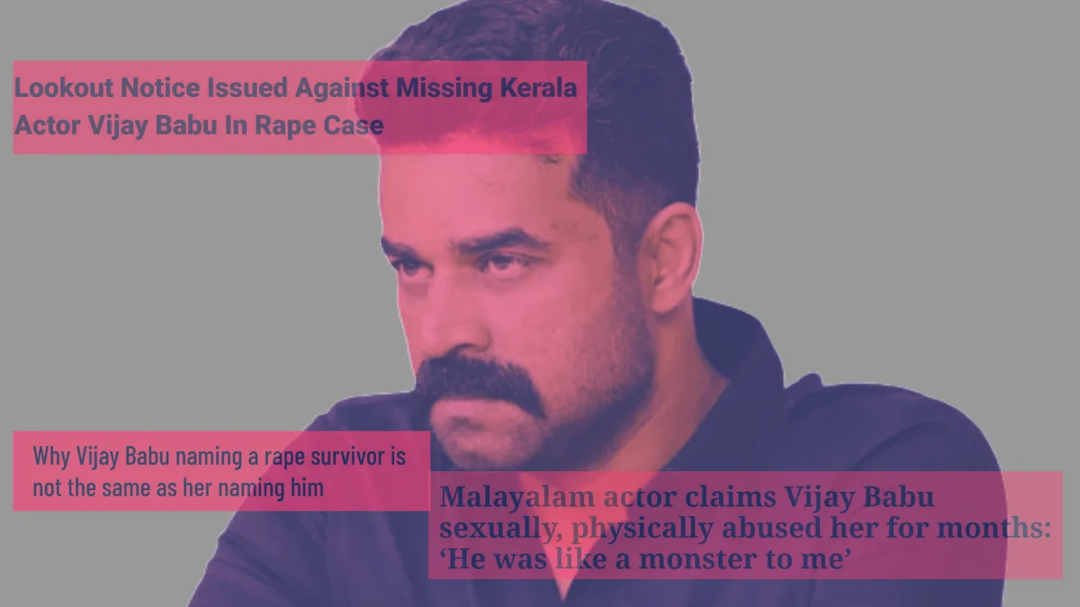 As #MeToo Kerala Blazes On, Vijay Babu Becomes The Caricature For  Self-Victimising Predators | Feminism in India