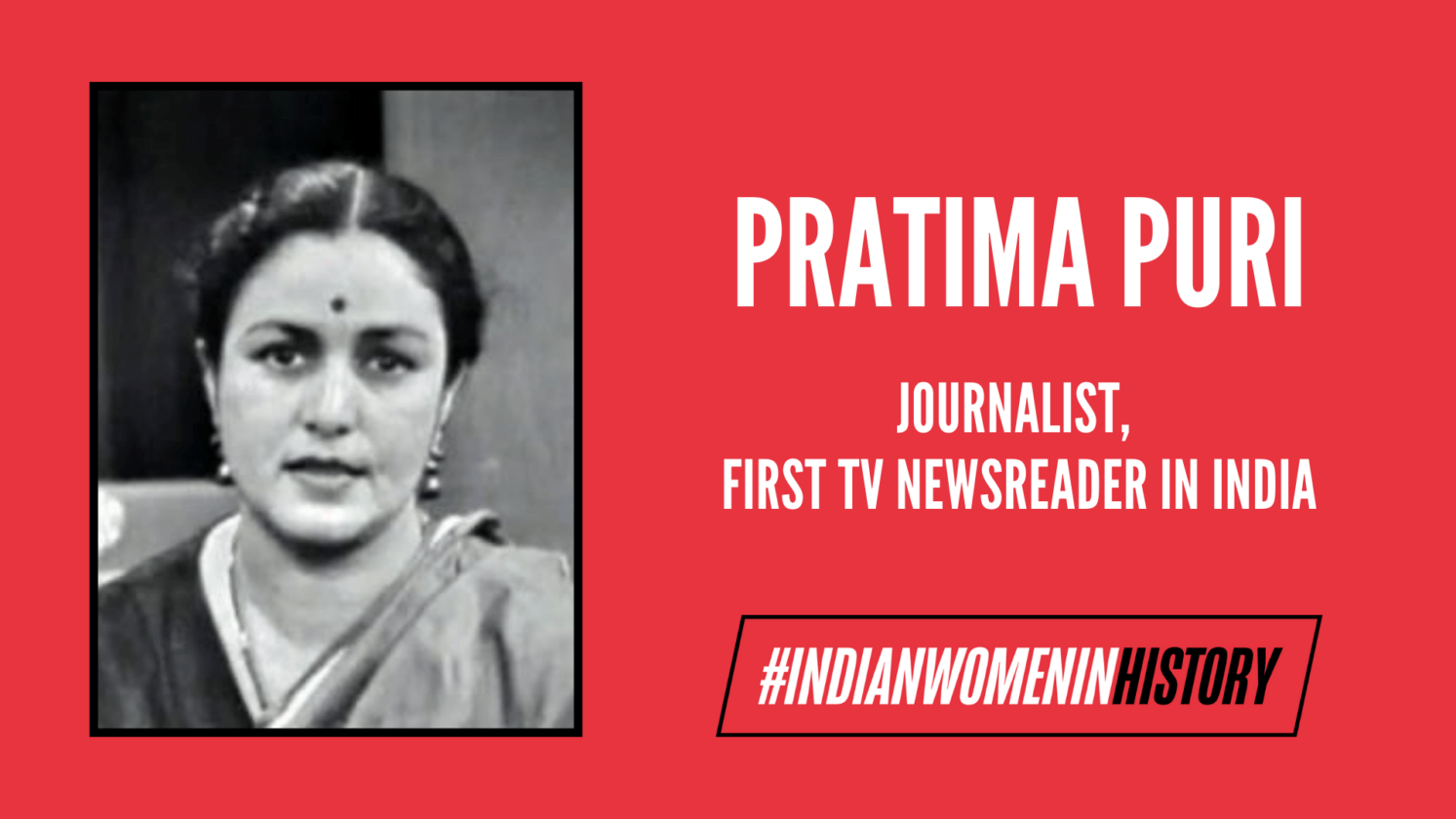 Pratima Puri: The First Television Newsreader Of India | # ...