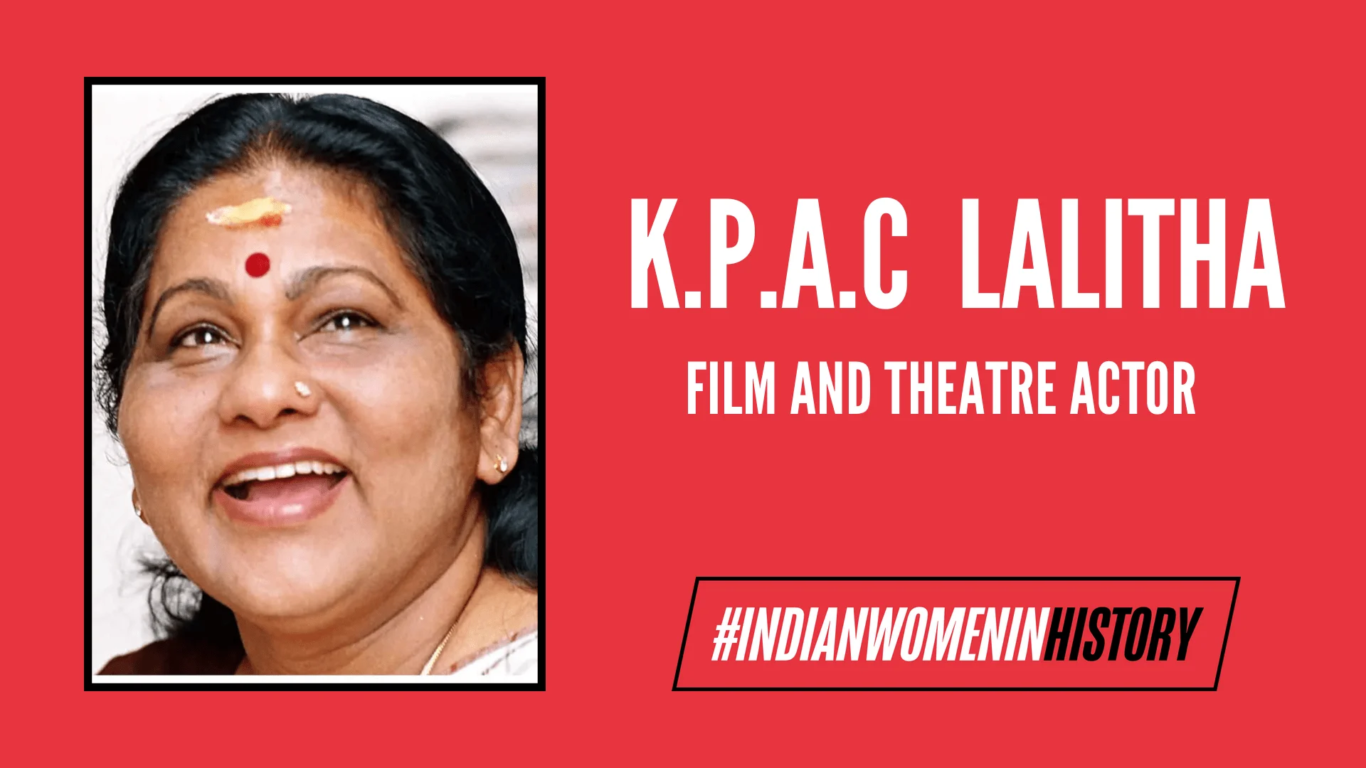 Remembering K.P.A.C. Lalitha A Versatile Actor Who Immortalised