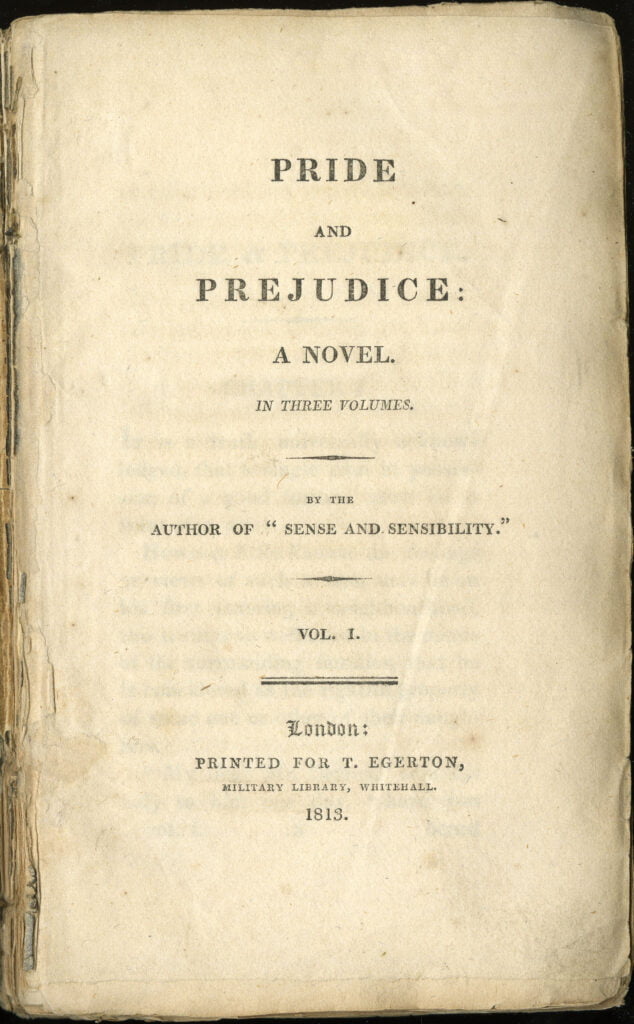 Classic novel and feminist Pride And Prejudice 