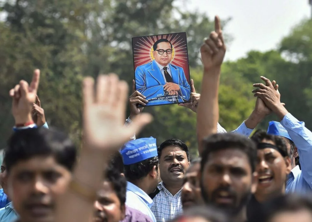 Bahujan and Dalits celebrating Ambedkar Jayanti 