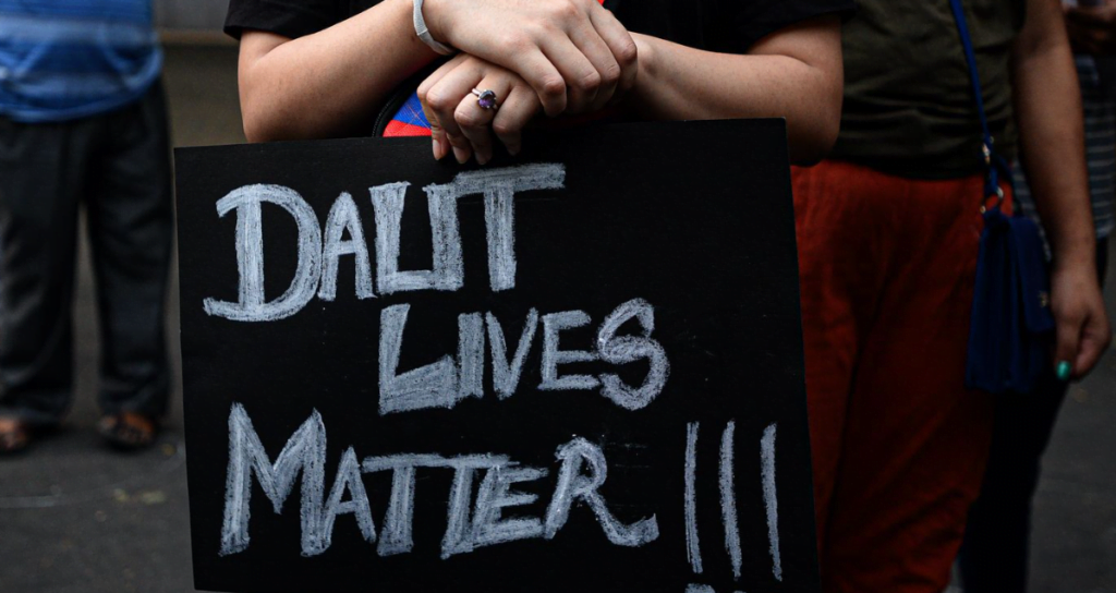 Bahujan and Dalit Lives matter poster 