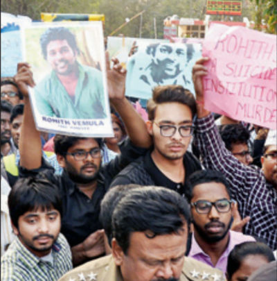 Protests after the institutional murder of Rohith Vemula