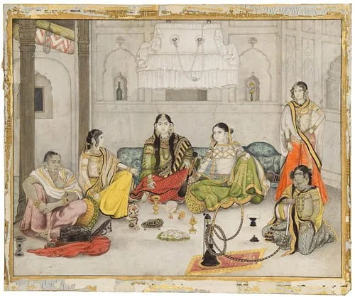 Ganikas in painting