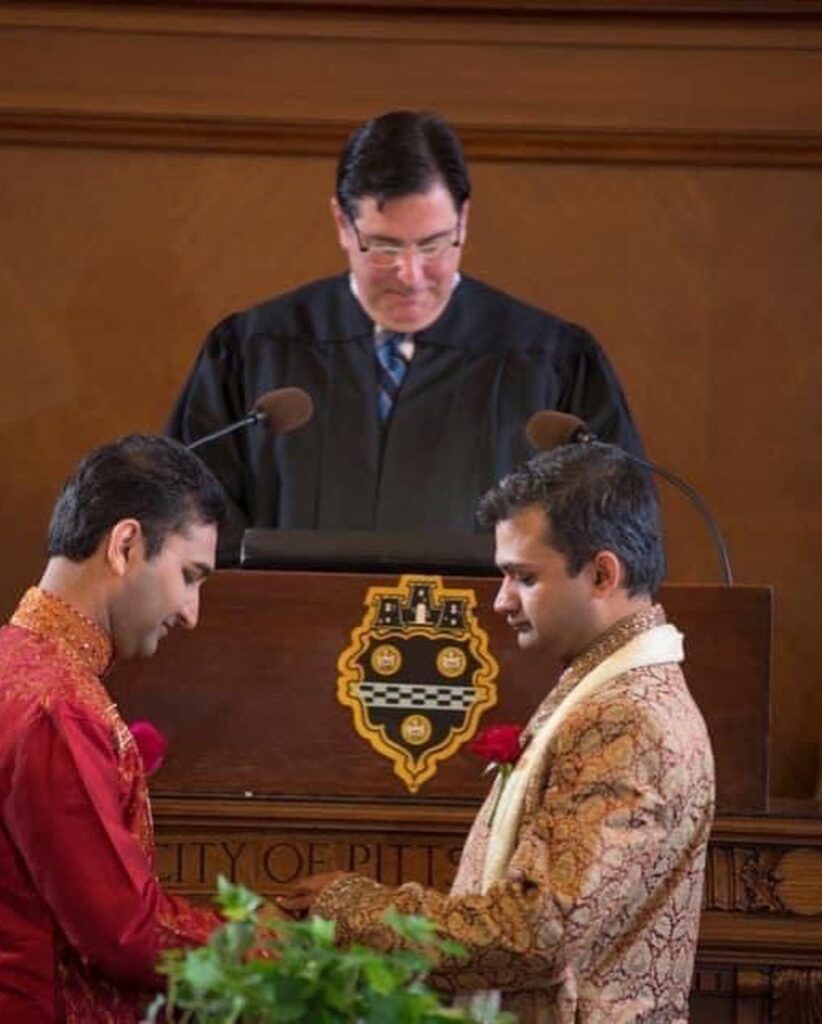 Sameer Samudra and his partner fight for marriage equality. 
