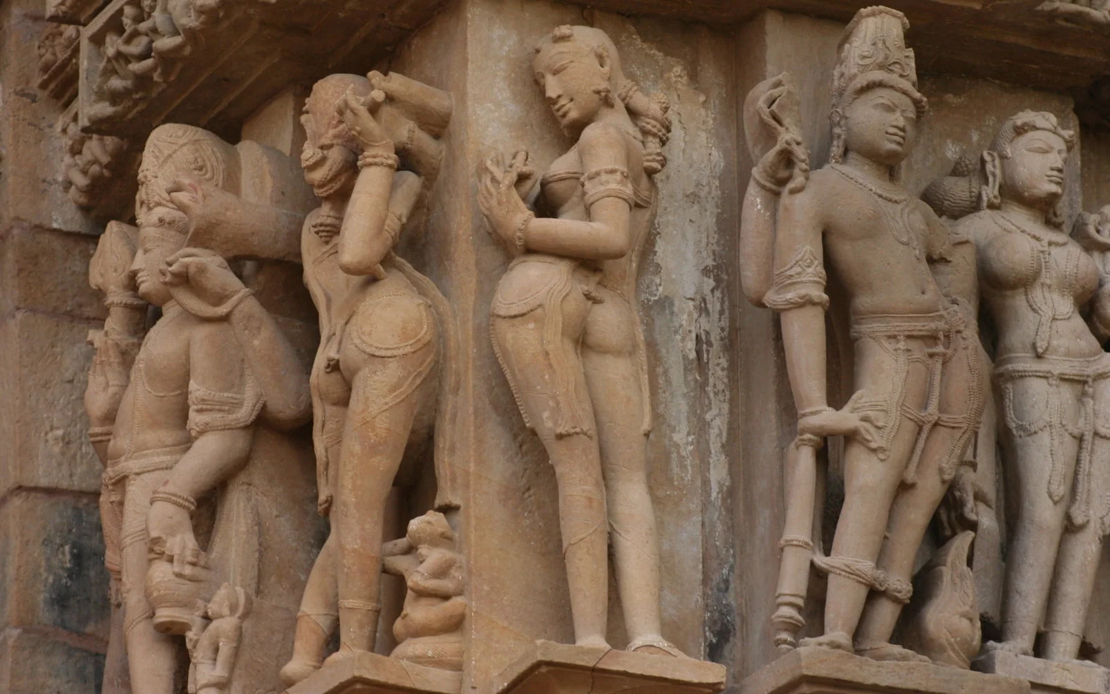 Surasundaris at Khajuraho Temple