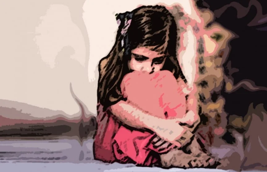 Sad daughter