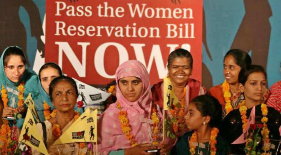 Protest for passing Women's Reservation Bill