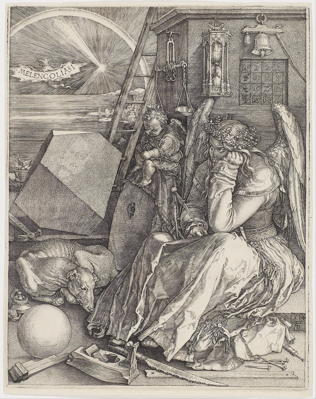 Melancholia I by Dürer