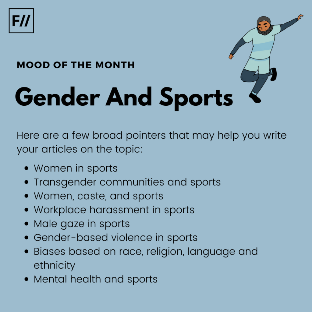 Gender and sports poster 