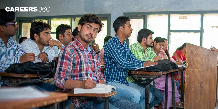 Students at coaching centre 