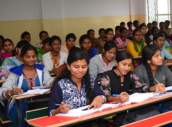 Students at coaching centre