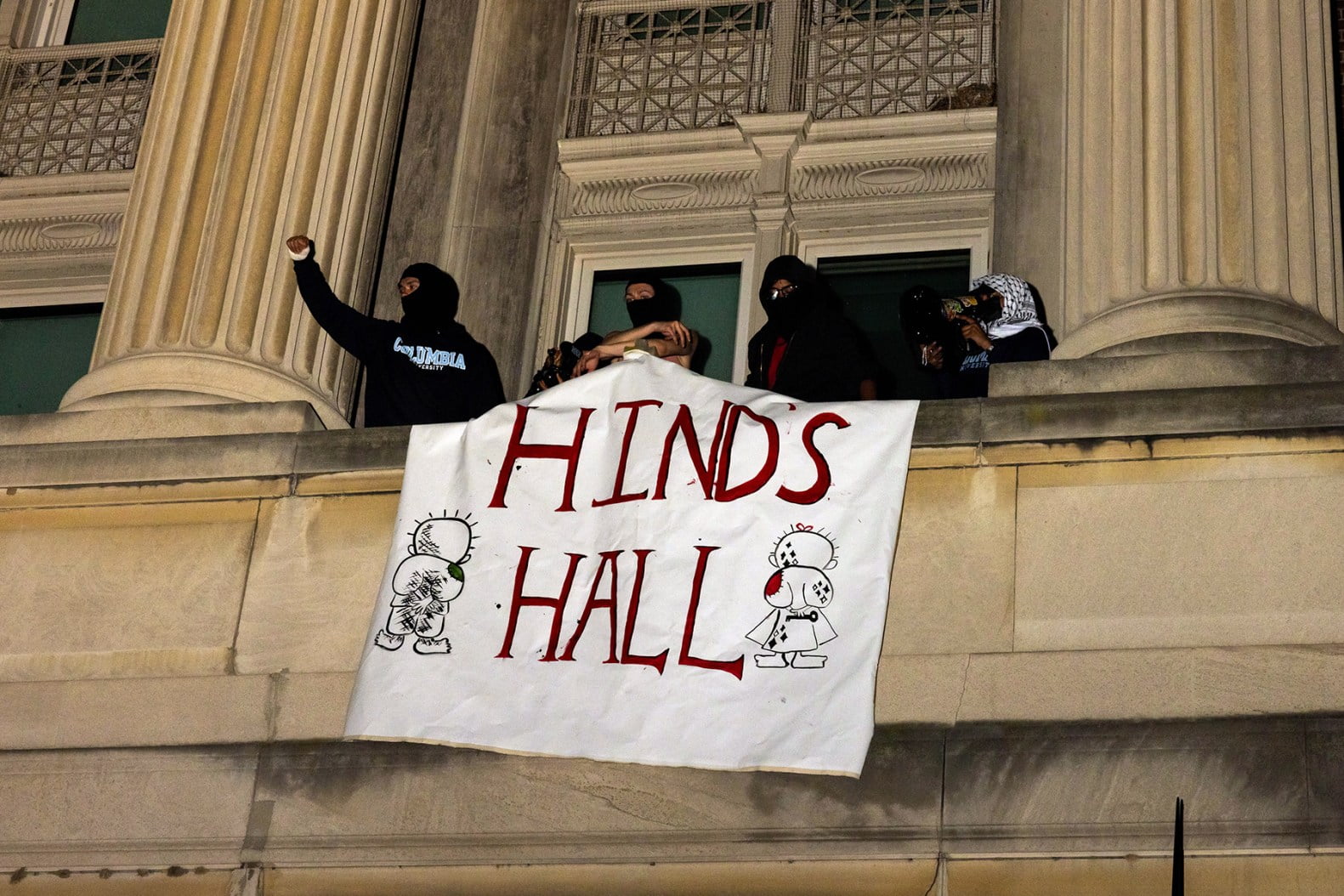 Pro Palestinian protestors take over Hamilton Hall