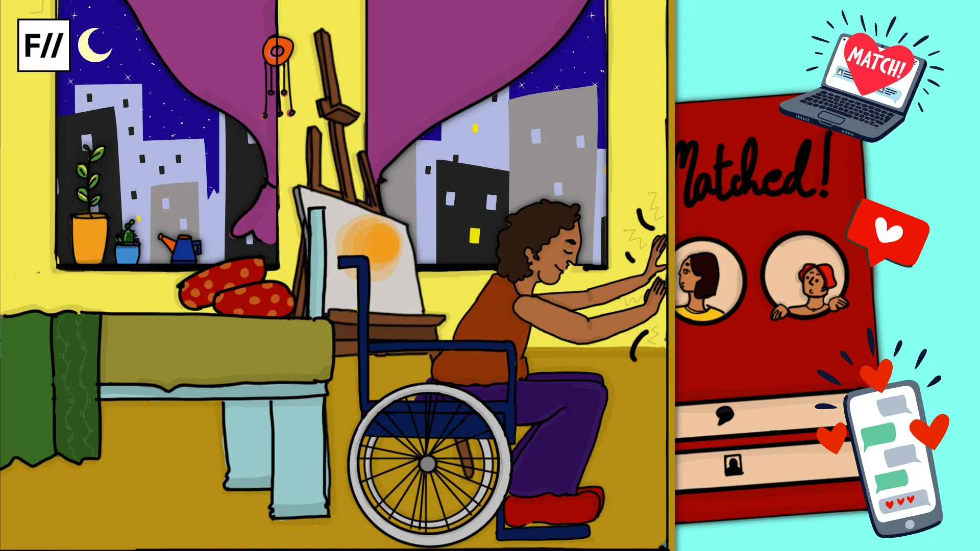 Queer disabled love