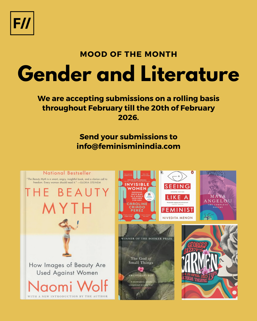 Gender And Literature: Mood Of The Month February 2026